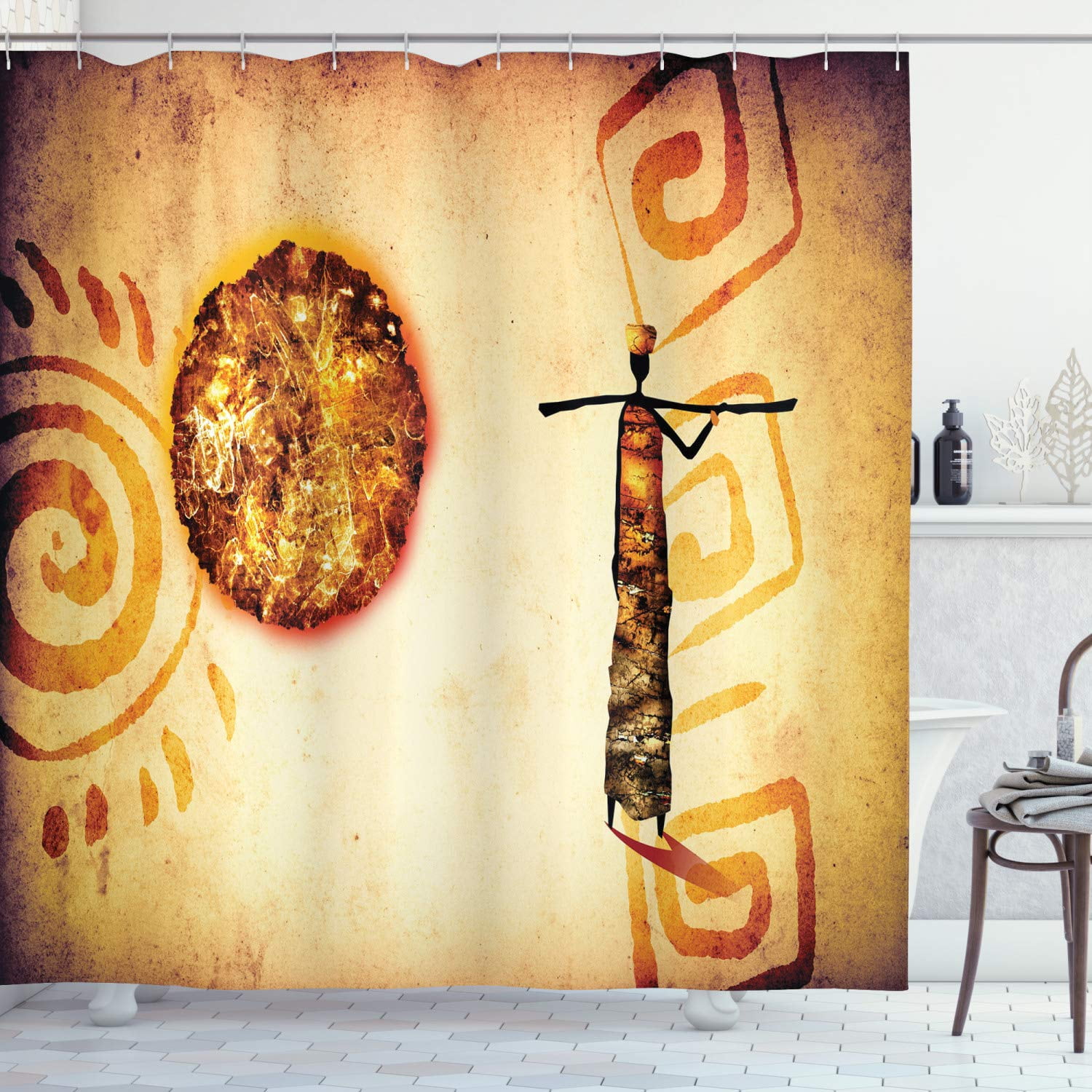African Shower Curtain Geography - African Shower Curtain Geography Theme Grunge Vintage Wooden Plank And Map Digital Waterproof Fabric Bathroom Curtains Set Hooks 1e89a3cb A344 4de4 B0f9 31efd10fa044.f9d04fe311cab34bf846beb7966a23ff 