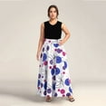 thumbnail image 1 of African Skirt for Women Ankle Length Cotton Dashiki Print Long Skirt, 1 of 4