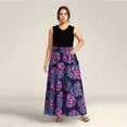 thumbnail image 1 of African Skirt for Women Ankle Length Cotton Dashiki Print Long Skirt, 1 of 5