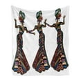 thumbnail image 1 of African Soft Flannel Fleece Throw Blanket, Young Women in Native Costumes Carnival Festival Theme Dance Moves Print, Cozy Plush for Indoor and Outdoor Use, 50" x 60", Multicolor, by Ambesonne, 1 of 5