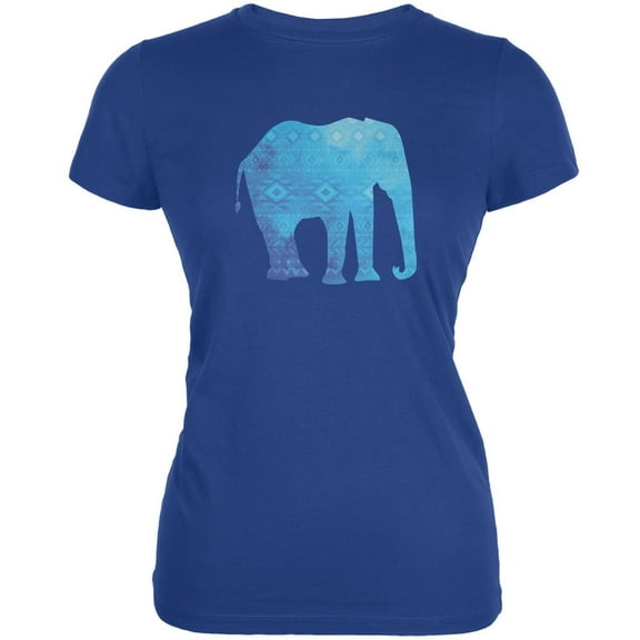 African Spirit Animal Elephant Royal Juniors Soft T-Shirt - Small