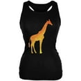 thumbnail image 1 of African Spirit Animal Giraffe Black Juniors Soft Tank Top - X-Large, 1 of 1
