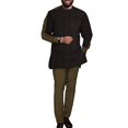 thumbnail image 1 of African Suit for Men Traditional Dashiki Stripe Blazer and Pants 2 Piece Set Party Wedding Evening Men Suit, 1 of 5