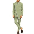 thumbnail image 1 of African Suits for Men Blazer and Pants for Wedding 2 Piece Set Dashiki Outfits African Mens Clothing, 1 of 4
