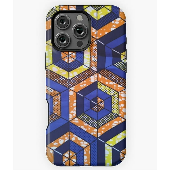African Textile Pattern Print Phone Case for iPhone 16 15 14 13 12 11 Pro Max