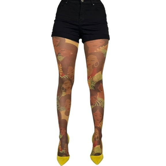 African Tights For Women Malka Chic S/M