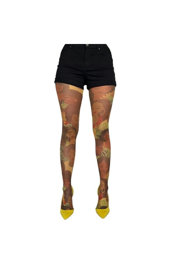 African Tights For Women Malka Chic S/M
