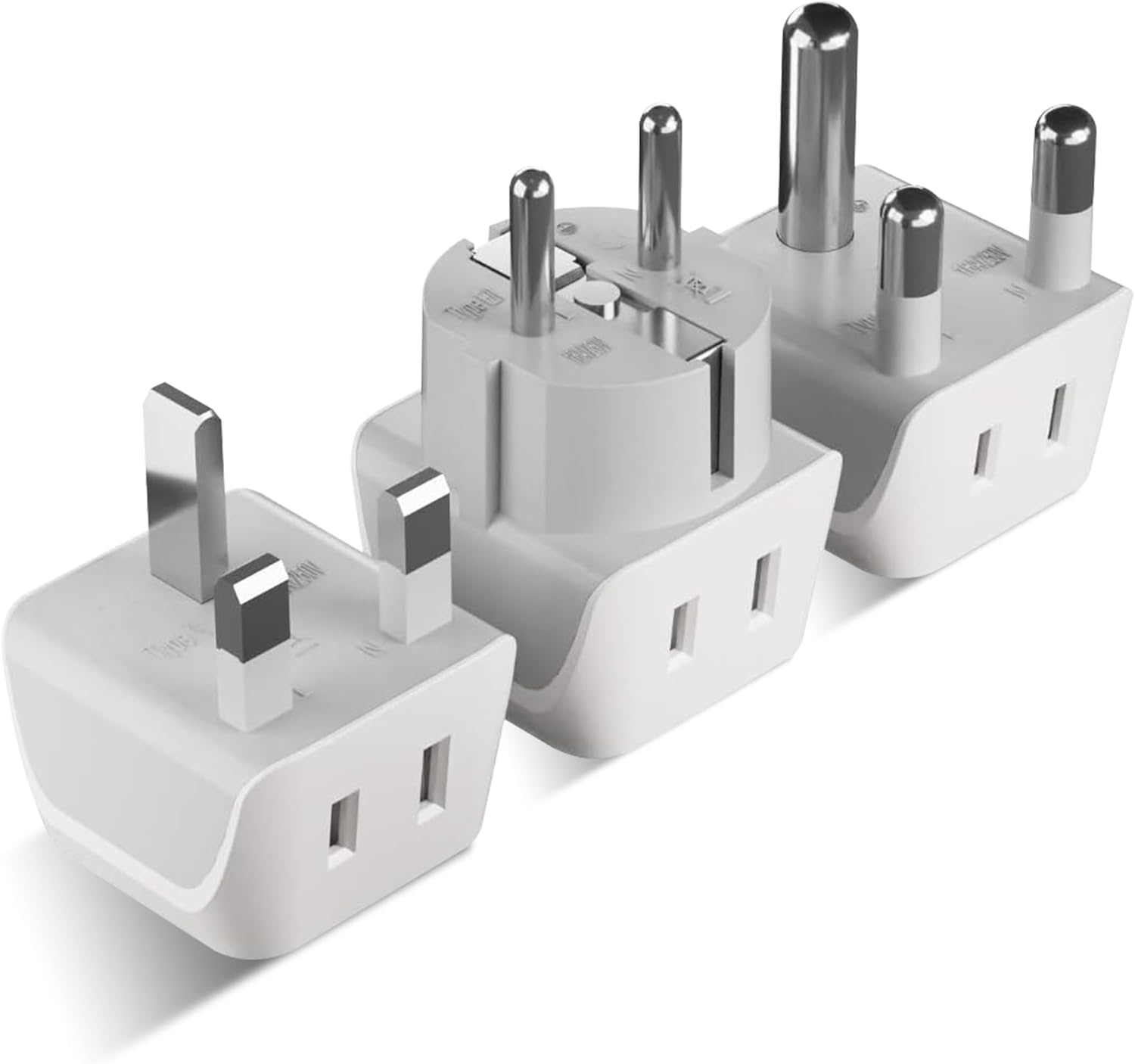 African Travel Adapter Set 2 in 1 to Africa, S. Africa, Nigeria, Ghana