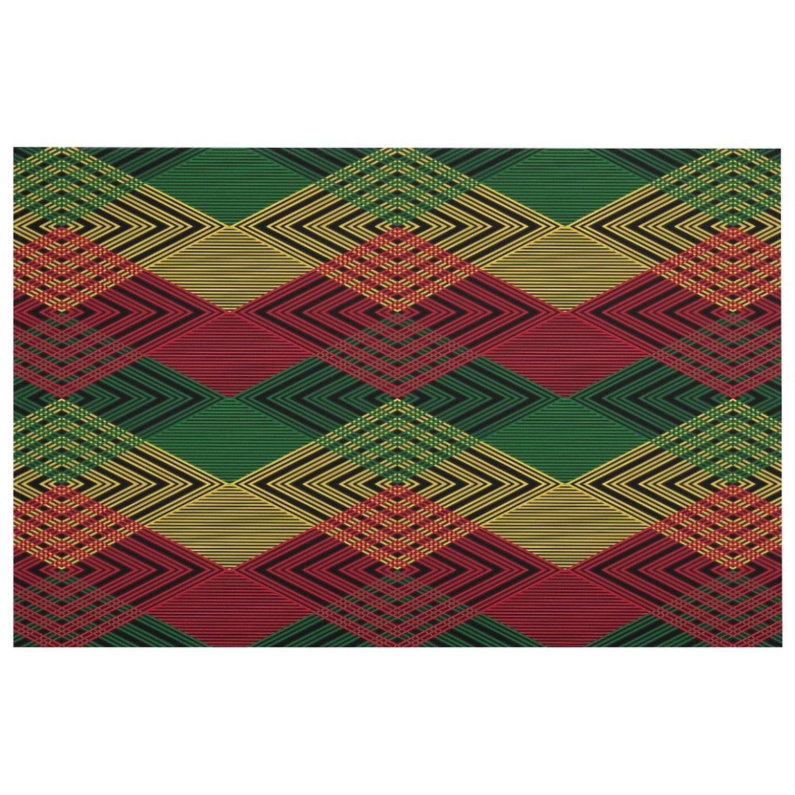 African Tribal Diamond Pattern Adult Home Decor Bedroom Living Room ...