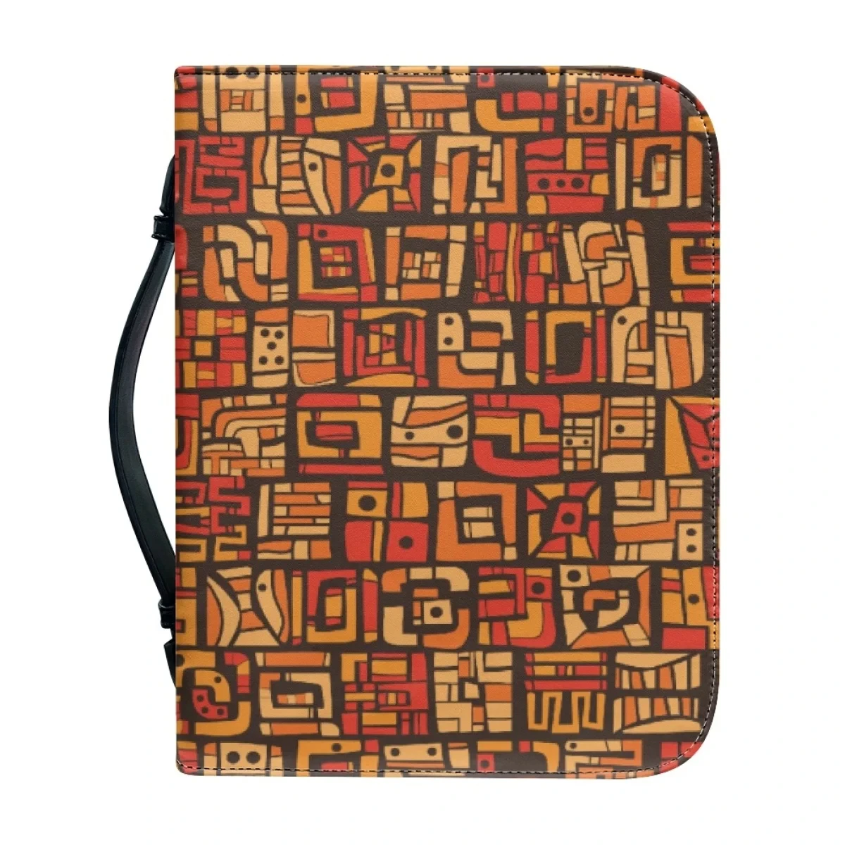 NXY Honeysuckle Pattern Black Bible Storage Bag - Woven Faith, Timeless Protection main image 1