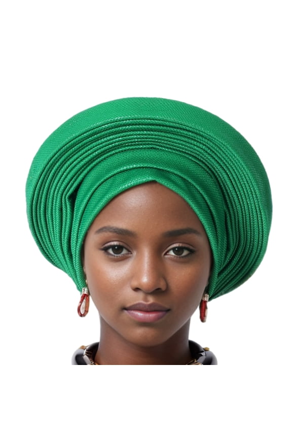African Turban Volumiser Hat Female Traditional Festival Theme Headwrap Bonnet