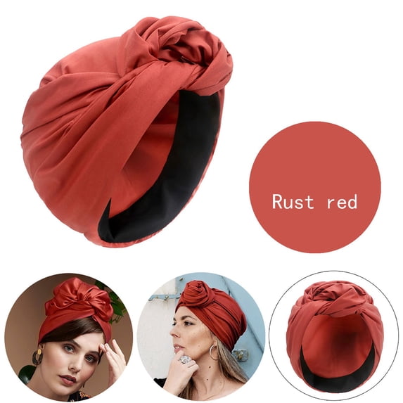African Turban for Women, Solid Color Head Wrap with Fashion Bow, Stretchy Elegant Head Wrap, Versatile Headwear for Daily Style, Church and Special Occasions-G