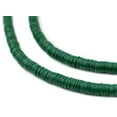 thumbnail image 1 of The Bead Chest African Vinyl Beads, Ghana Vulcanite Crafts Supplies for DIY Jewelry Making, Necklaces, Bracelets (6mm, Forest Green), 1 of 4