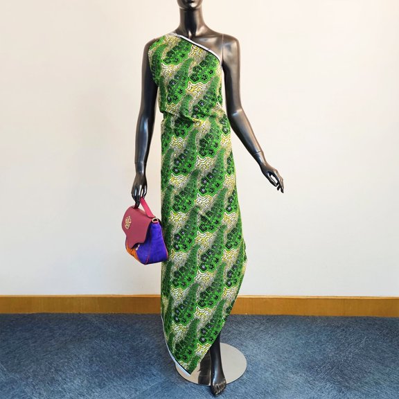 African Wax Fabric Hollandais Style 100% Cotton for cloth