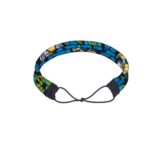 African Wax Print Headband Colorful 3 Strand Vibrant Afrocentric Headband Handmade Accessory
