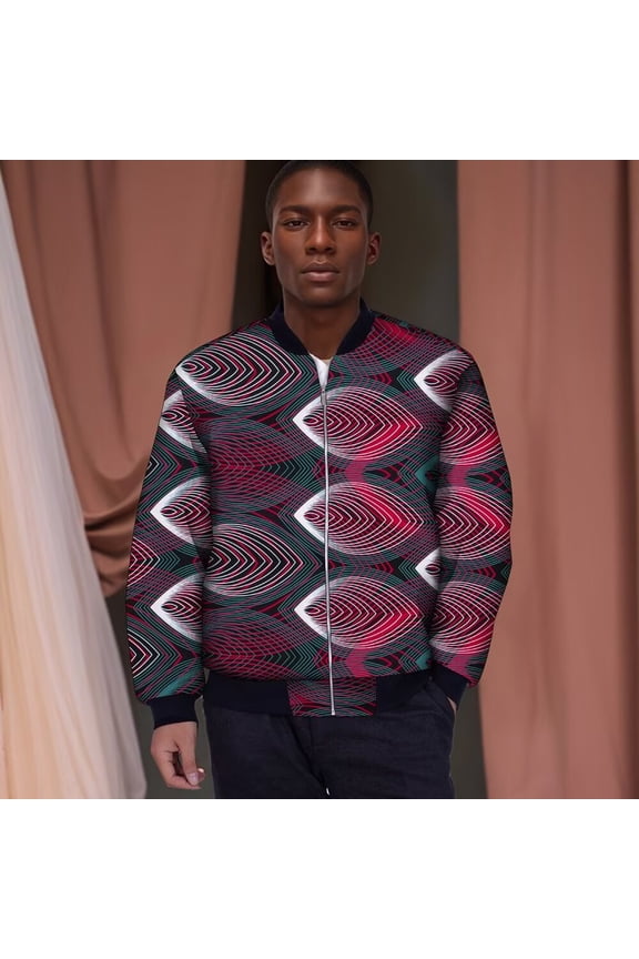 African Wax Printed Cotton winter Jacket for men and women Ankara Padded jacket coat tops