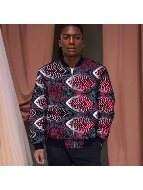 African Wax Printed Cotton winter Jacket for men and women Ankara Padded jacket coat tops