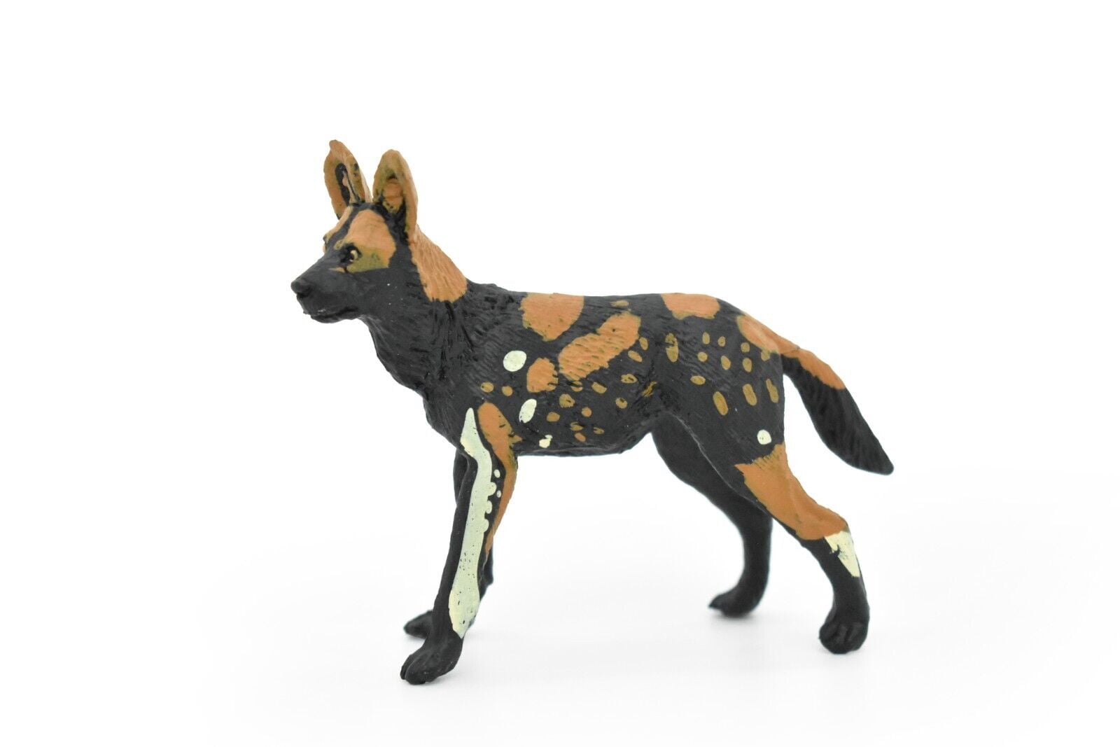 オリジナルペイント　ドッグ&ドッグ African Wild Dog Toy, Painted Dog, Very Realistic Rubber Figure