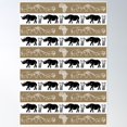 thumbnail image 1 of African Wildlife Safari Print Poster Wall Art, Modern Wall Decor For Living Room Bedroom, 12x18 UNFRAMED, 1 of 3