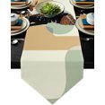 African Woman Geometry Modern Table Runner Country Wedding ration