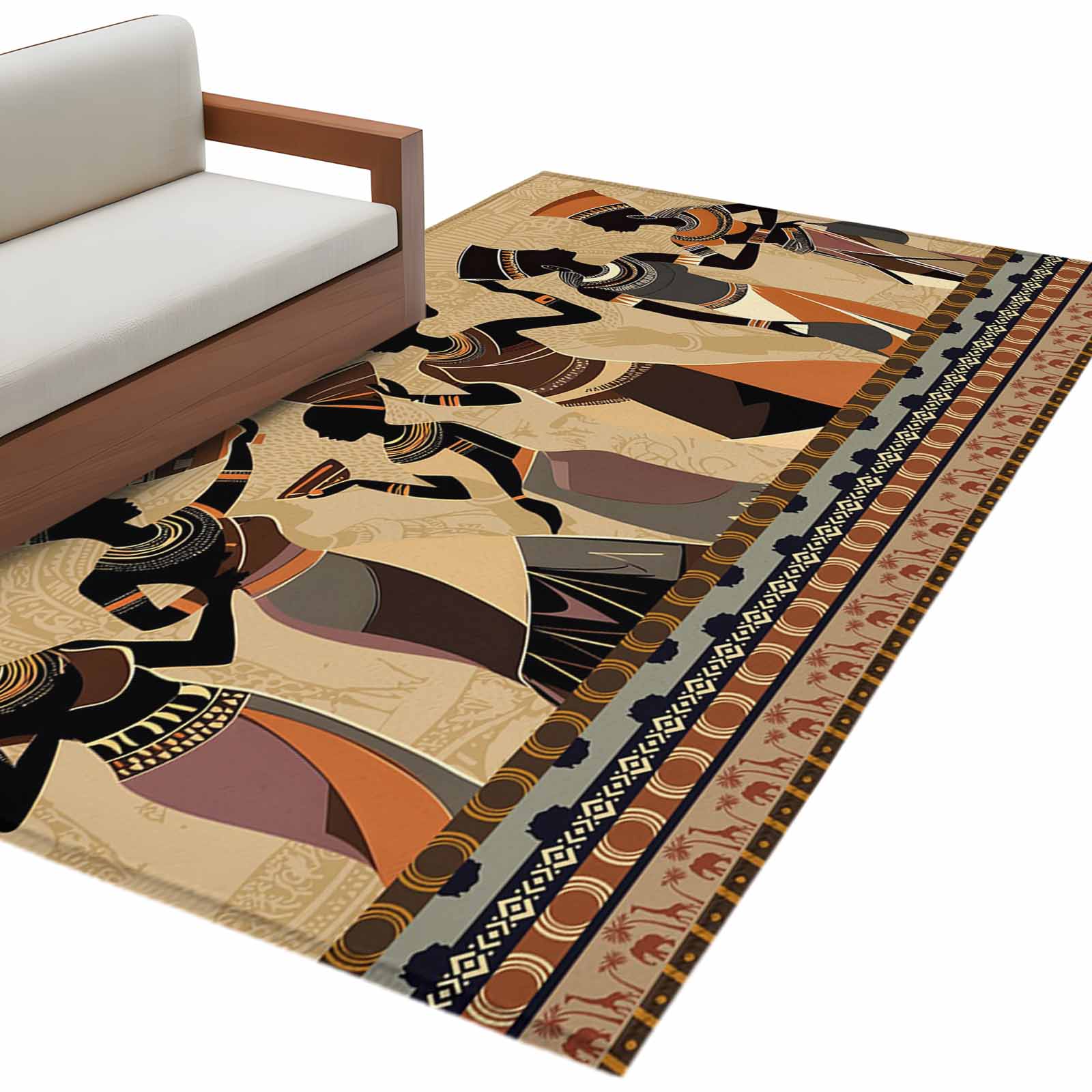 African Women Large Area Rugs For Bedroom Living Room Soft Non Slip African Women Large Area Rugs For Bedroom Living Room Soft Non Slip