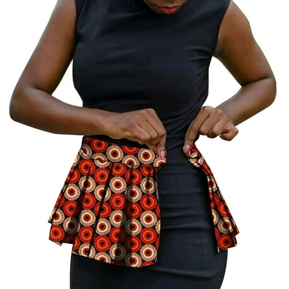 African Women Mini Skirt Ankara Dashiki High Waist Ladies Clothing wyb777