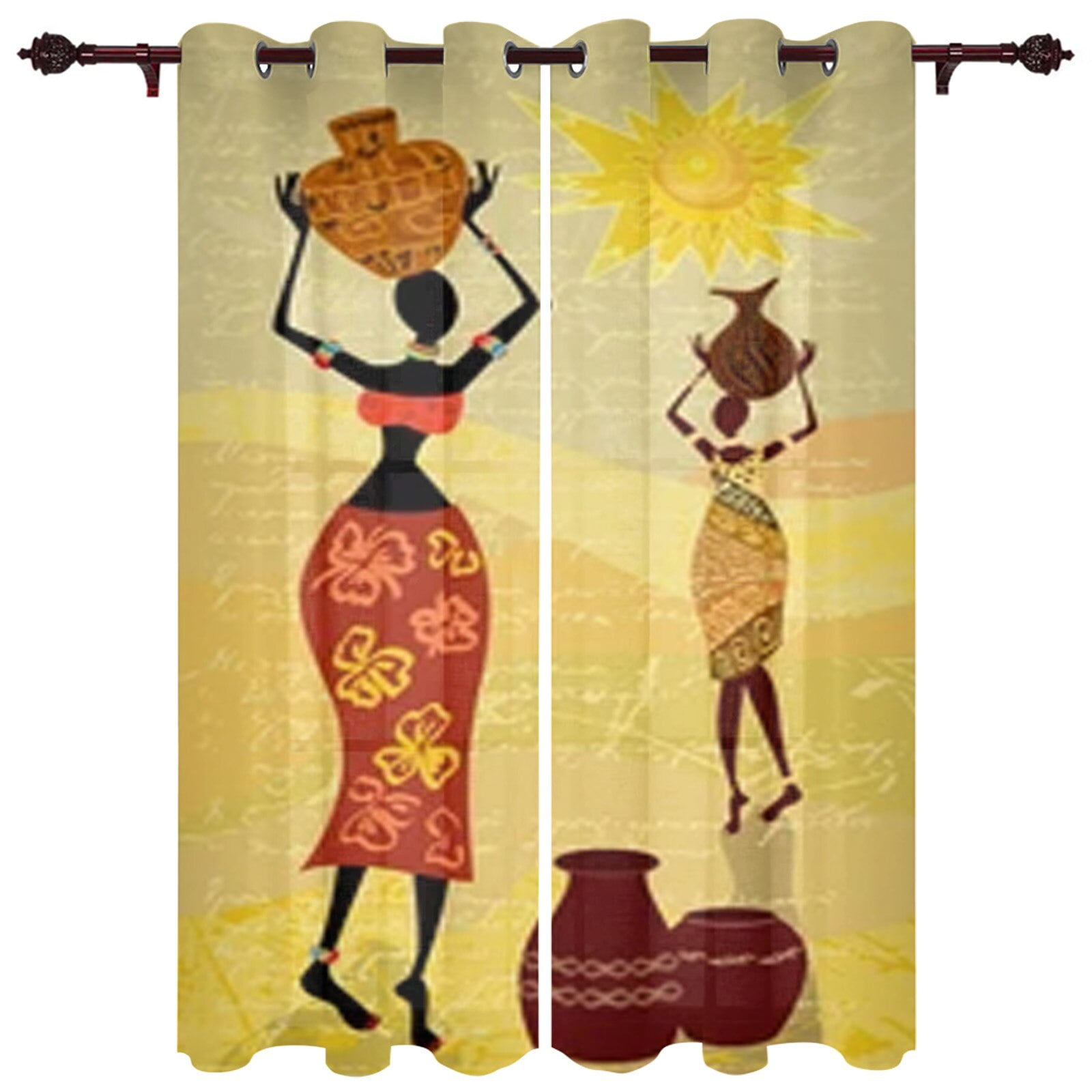 African Women Windows Curtains For Living Room Child Bedroom Window african-women-windows-curtains-for-living-room-child-bedroom-window