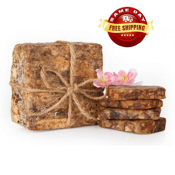 African soap organic unrefined pure raw 100% natural from ghana 2 oz
