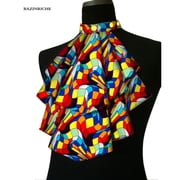 African women False Collar Fabric Necklaces Ladies Choker Ankara Necklace Jewelry WYB252
