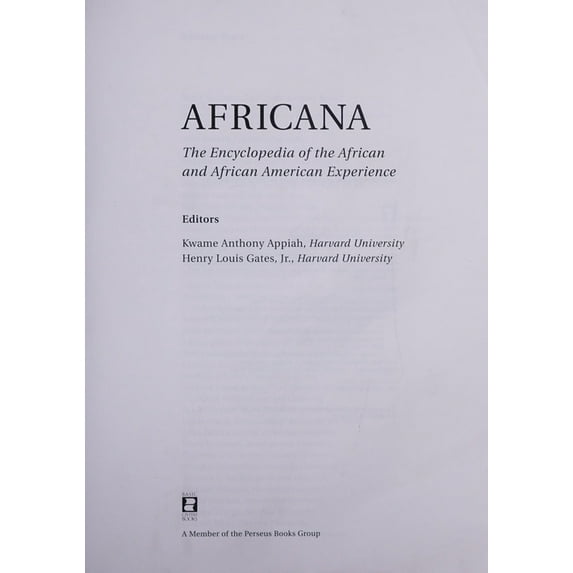 Pre-Owned Africana: The Encyclopedia of the African American Experience, 9780965032742, 0965032744, Paperback,