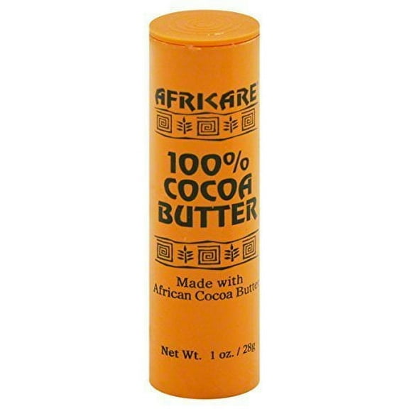 Africare 100% Cocoa Butter Stick For Lips, 1 Oz, 2 Pack