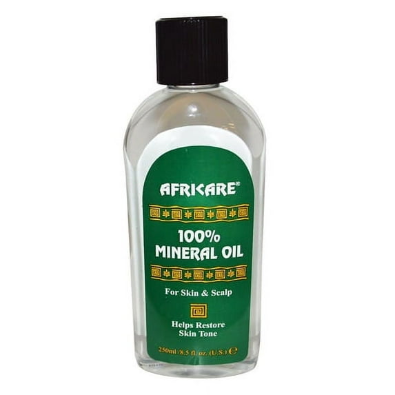 Africare 100% Mineral Oil For Skin And Scalp, 8.5 Oz, 3 Pack