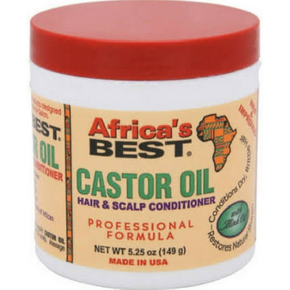 Africas Best Castor Oil Hair & Scalp Conditioner, 5.25 oz (Pack of 3)