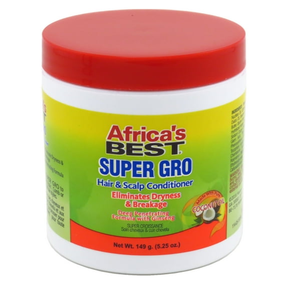 Africas Best Gro Super Hair & Scalp Conditioner 5.25oz (Pack of 3)