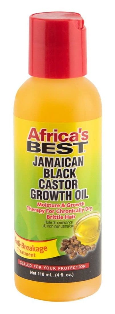 Africas Best Jamaican Black Castor Growth Oil 4oz (Pack of 3)