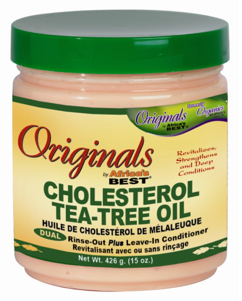 Africas Best Originals Cholestrol Teatree 15oz Jar (Pack of 2)