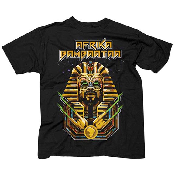 Afrika Bambaataa Men's Pharaoh Slim-Fit T-Shirt Large | Licensed Control Industry Merchandise