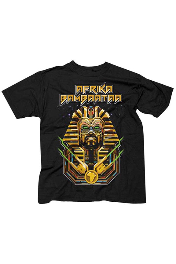Afrika Bambaataa Men's Pharaoh Slim-Fit T-Shirt Small | Licensed Control Industry Merchandise