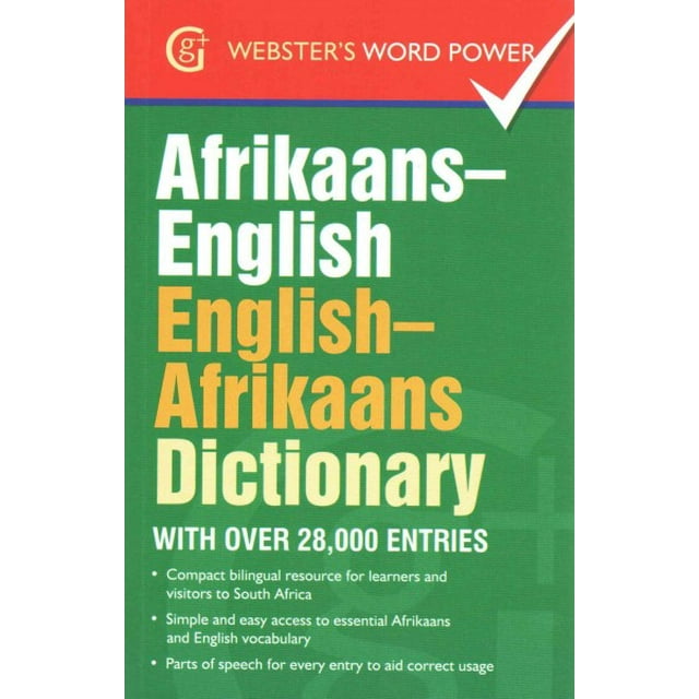 AfrikaansEnglish, EnglishAfrikaans Dictionary
