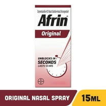 Afrin Original Nasal Spray, 12 Hour Congestion Relief 15 mL