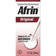 Afrin Original 12 Hour Nasal Congestion Relief Spray - 30 ml
