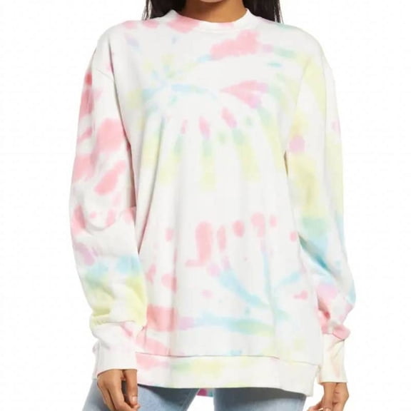 Afrm Diana Tie Dye Sweatshirt, Size L