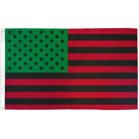 Afro American Usa Flag 3X5 African Unity Heritage Flag Pan-African Flag Rgb Flag