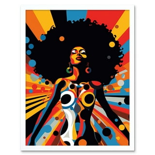 African American Abstract Canvas Art Black Lives Matter Pride Melanin –  BigProStore
