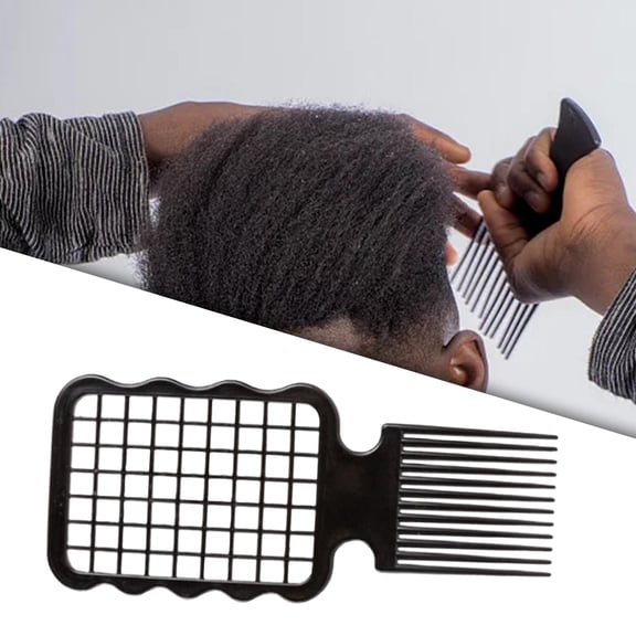 Afro Comb 2 in 's Styling Comb Curls Weave Dreadlocks Comb Tool Black