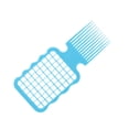 thumbnail image 1 of Afro Comb 2 in 's Styling Comb Curls Weave Dreadlocks Comb Tool Blue, 1 of 10