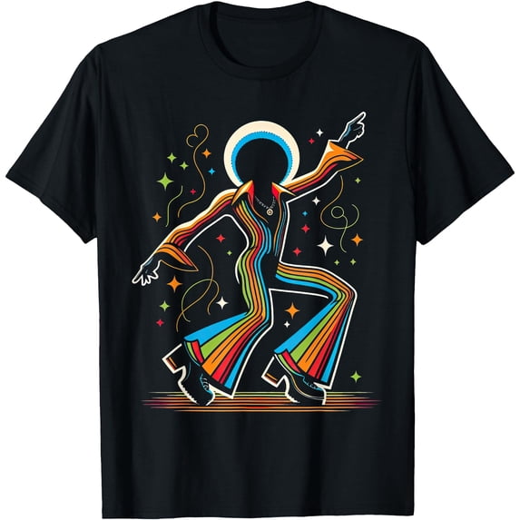 Afro Dancing Soul Music Groove Funky Retro Disco T-Shirt , Vintage T ...