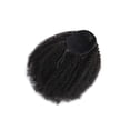 thumbnail image 1 of Afro Kinky Curly Drawstring Ponytail Human Hair Extensions 12-24inch Long Clip In Ponytail Extension, 1 of 6