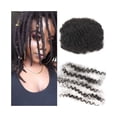 thumbnail image 1 of Afro Kinkys Bulk Human Hair for Daredlocks Extensions Repair Locs Twist Braiding, 1 of 6