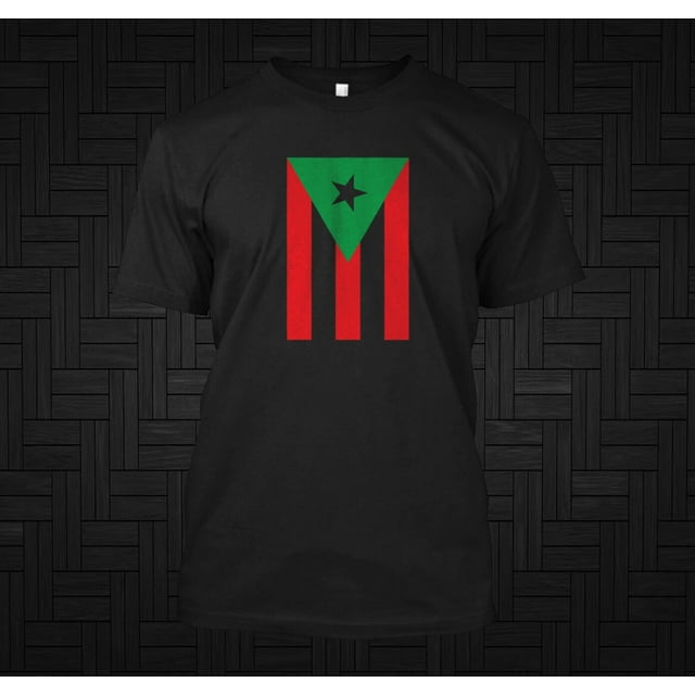 Afro Latino Flag Afro Boricua Puerto Rico African Latinx Pr custom t
